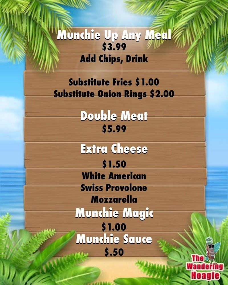 The wandering hoagie Menu image 1
